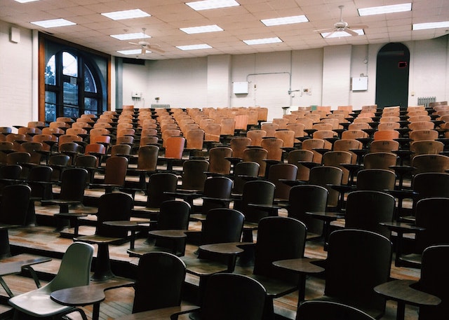 lecture hall in a college