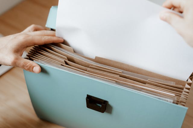 person filing documents